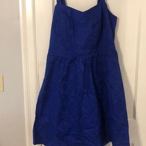 City chic l formal cobalt blue dress